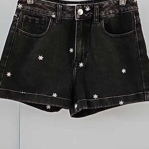 PacSun Black Denim Shorts